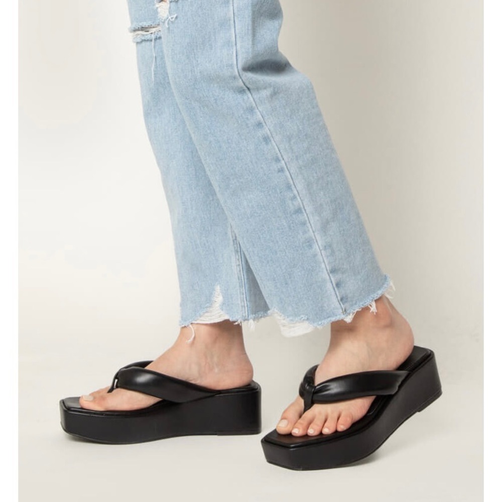 Oak + Fort platform sandals